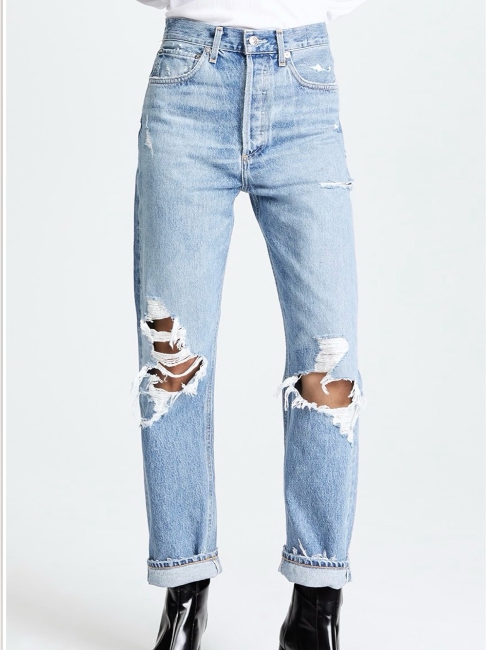Agolde 90s Mid Rise Straight Jeans Size 24